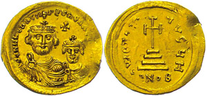 Münzen Byzanz Heraclius, 610-641, Solidus ... 