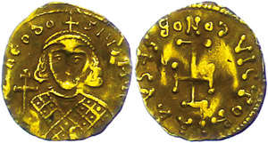 Münzen Byzanz Theodosius III., 715-717, ... 