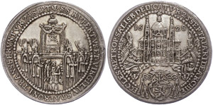 Salzburg Erzbistum 1/2 Taler, 1628, Paris ... 