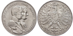 Sachsen-Weimar-Eisenach 3 Mark, 1915, ... 
