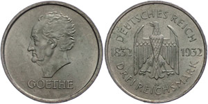 Münzen Weimar 3 Reichsmark, 1932, A, ... 