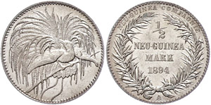 Münzen der deutschen Kolonien Neuguinea, ... 