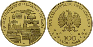 Münzen Bund ab 1946 100 Euro Gold, 2006, ... 