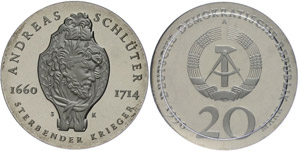 Münzen DDR 20 Mark, 1990, Andreas ... 