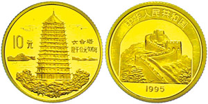 China Volksrepublik 10 Yuan, Gold, 1/10 oz, ... 