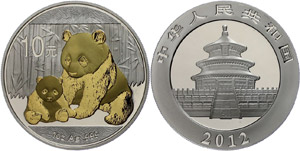 China Volksrepublik 10 Yuan, 1 oz Silber mit ... 