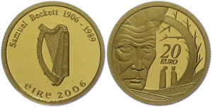 Irland ¼ Euro, Gold, 2006, Samuel  Beckett, ... 