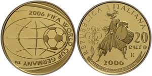 Italien 20 Euro, Gold, 2006, ... 