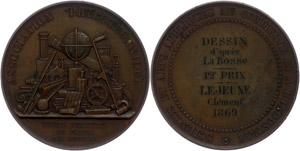 Medaillen Ausland vor 1900 Belgien, ... 
