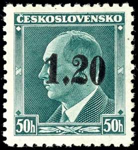 Asch 1, 20 on 50 Heller postal stamp, ... 