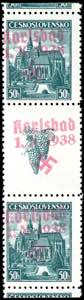 Karlsbad 50 Heller stamp exhibition ... 