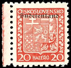 Konstantinsbad 20 Heller postal stamp with ... 