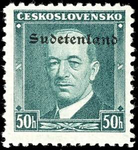 Konstantinsbad 50 Heller postal stamp with ... 