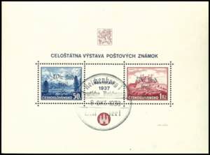 Reichenberg Souvenir sheets issue stamp ... 
