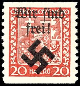 Mährisch-Ostrau 20 Heller postal stamp in ... 