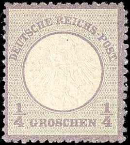 German Reich 1 / 4 Groschen small breast ... 