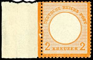 German Reich 2 kreuzer small breast shield, ... 