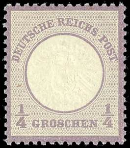 German Reich 1 / 4 Groschen large shield, ... 