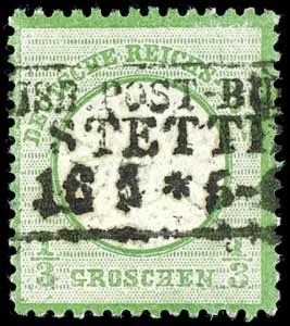 German Reich 1 / 3 Groschen yellowish green, ... 
