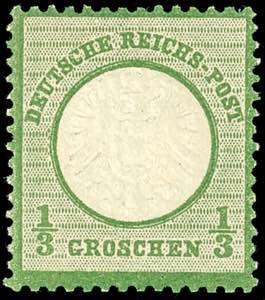 German Reich 1 / 3 Groschen large shield, ... 