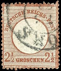 German Reich 2 1/2 Groschen brown, having ... 