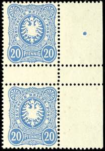 German Reich 20 penny lively cobalt, early ... 