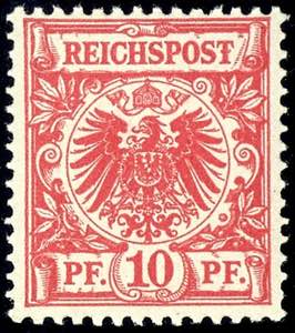 German Reich 10 penny crown / eagle, medium ... 
