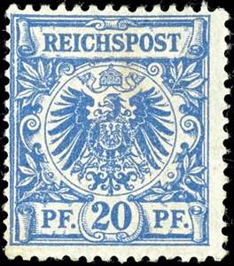 German Reich 20 penny crown / eagle, medium ... 