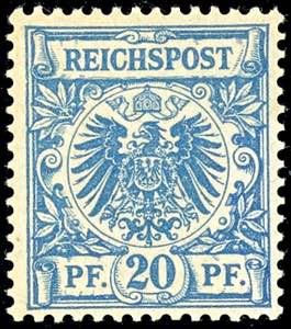 German Reich 20 penny crown / eagle, pale ... 