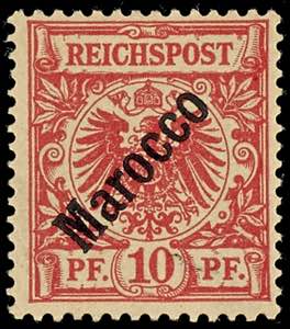 Morocco Not issued: 10 Pfg crown / eagle ... 