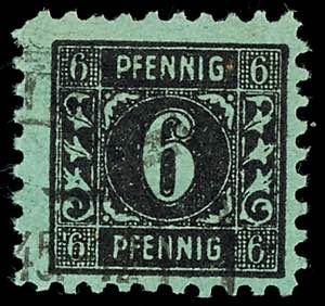 Soviet Sector of Germany 6 Pfg postal stamp ... 