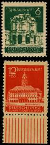 Soviet Sector of Germany 6 Pfg in a-colour ... 