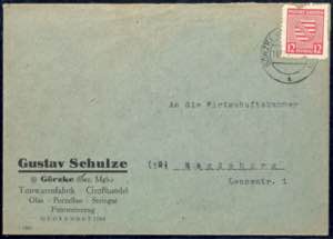 Soviet Sector of Germany 12 Pfg numerals, ... 