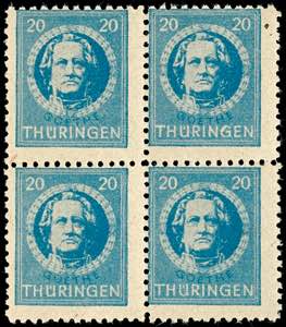 Soviet Sector of Germany 20 Pfg postal stamp ... 