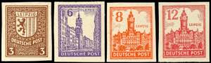 Soviet Sector of Germany 3 penny - 12 penny ... 