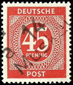 Hand Overprint Numeral Issue - District 14 ... 