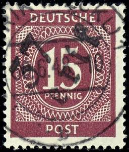 Hand Overprint Numeral Issue - District 37 ... 