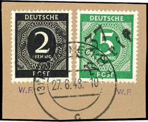 Hand Overprint Numeral Issue - District 37 2 ... 