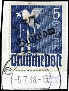 Hand Overprint Numeral Issue - District 37 1 ... 