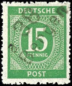 Hand Overprint Numeral Issue - District 38 5 ... 