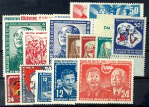GDR Year 1951 complete in perfect condition ... 
