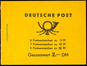 Stamp Booklets GDR Stamp booklet 1 a1 in ... 