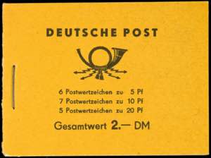 Stamp Booklets GDR Stamp booklet 2 cb1 in ... 
