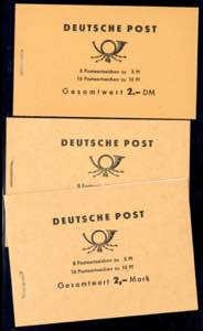 Stamp Booklets GDR Stamp booklet 4 a1, 4 b1 ... 