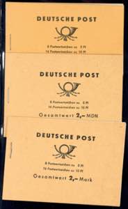 Stamp Booklets GDR Stamp booklet 4 a2, 4 b2 ... 