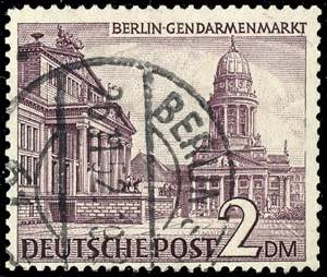 Berlin 2 Mark Berliner Bauten, Wz. 1X, ... 