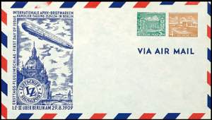 Berlin - Postal Stationary 5 and 4 Pf ... 