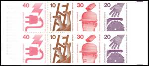 Stamp Booklet Berlin 1974, stamp booklet ... 