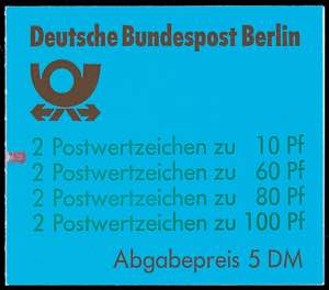 Stamp Booklet Berlin Stamp booklet 15 with ... 