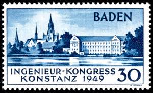 Baden 30 Pfg. Engineer-congress, type II, ... 